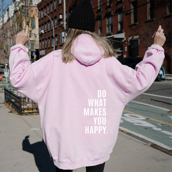 Happee® | 'Do what makes you happy' Kapuzenpullover